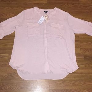 Pink Button down shirt, XL